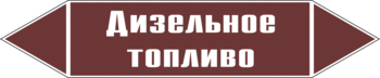 Маркировка трубопровода "дизельное топливо" (пленка, 507х105 мм) - Маркировка трубопроводов - Маркировки трубопроводов "ЖИДКОСТЬ" - Магазин охраны труда ohranatruda-shop.ru